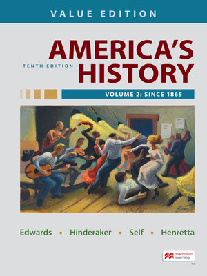 cover image of America's History, Value Edition, Volume 2